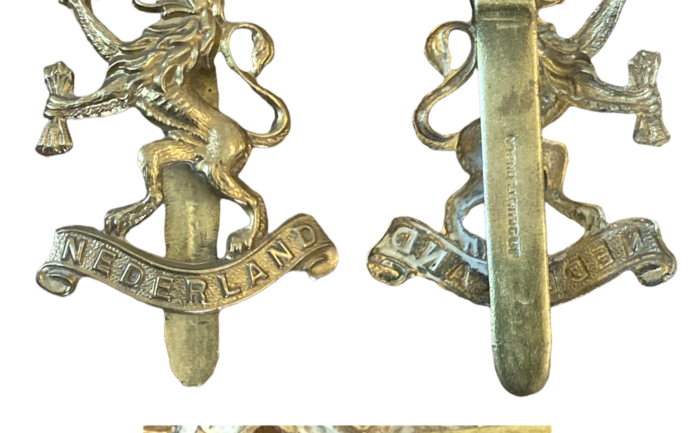 Baret embleem Prinses Irene Brigade Nederlandse Leeuw Gaunt Londen