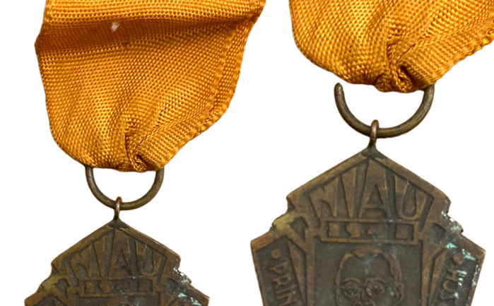 Medaille van de Prins Bernhard wandelmars die georganiseerd werd in Nederlands-Indie in 1941