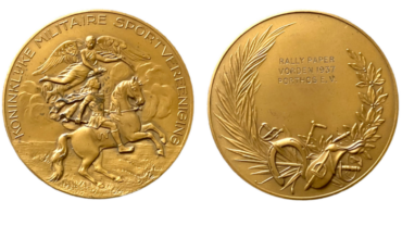 Prachtige prijspenning Rally Paper in Vorden 1937