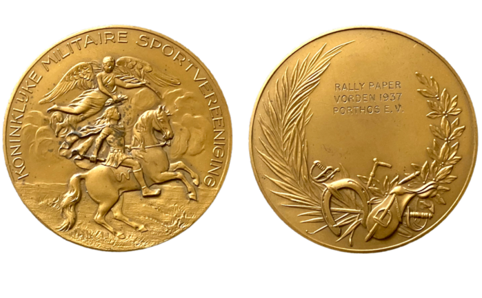 Prachtige prijspenning Rally Paper in Vorden 1937