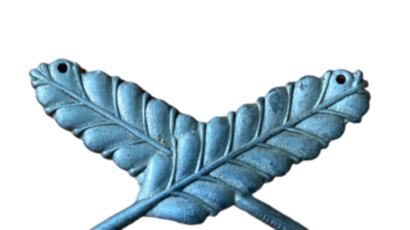 Een kraagembleem van de NAD voor de functie van onder opzichter