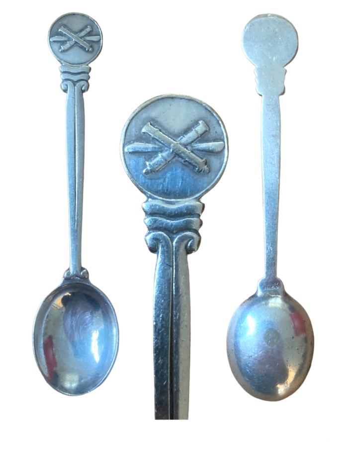 Luchtdoelartillerie lepeltje Mobilisatie serie Begeer