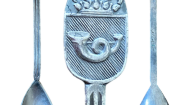 Jagers lepeltje Mobilisatie 1939 Wapen met Kroon serie