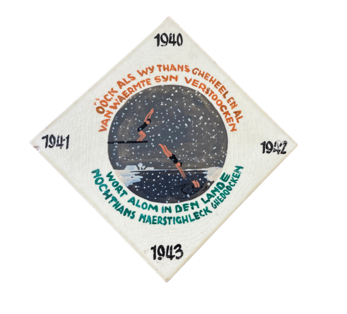 Tegeltje Onderduik 1941 – 1943