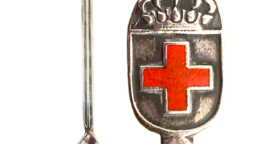 Geneeskundige Troepen lepeltje mobilisatie 1939 wapen met kroon serie