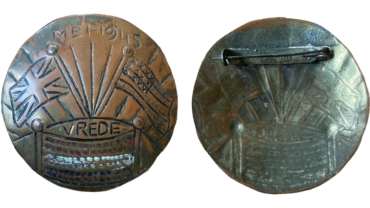 Huisvlijt metalen broche bevrijding Nederland mei 1945