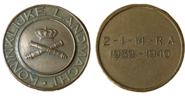 Penning 14e Regiment Artillerie Mobilisatie 1939 1940