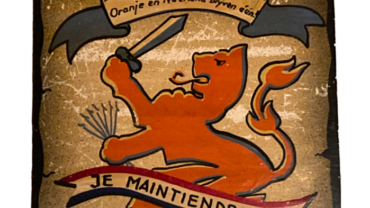Tegeltje Nederlandse Leeuw NEderland en Oranje blijven 1