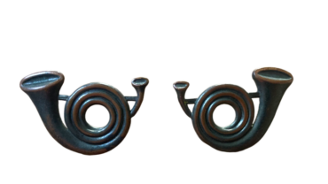 set KNIL kraagemblemen Infanterie Indië